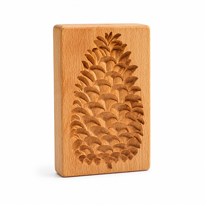 Holz-Keksform Zedernzapfen