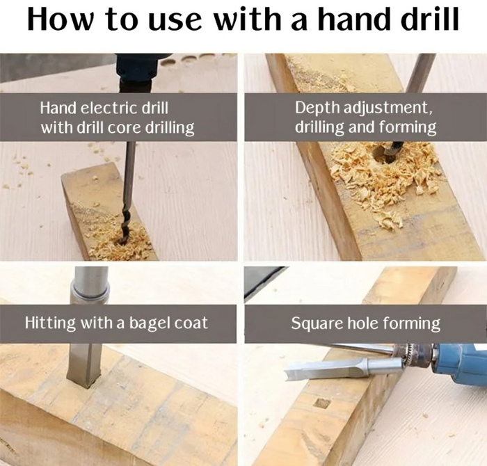 WoodCraftPro™ – Perfekt quadratische Löcher schnell und sauber bohren, jedes Mal