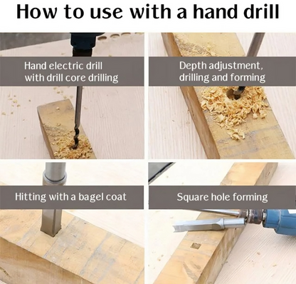 WoodCraftPro™ – Perfekt quadratische Löcher schnell und sauber bohren, jedes Mal