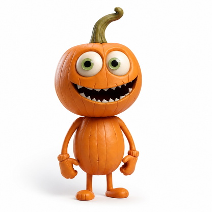 Kürbis Figur aus Harz für Herbst und Halloween Dekoration