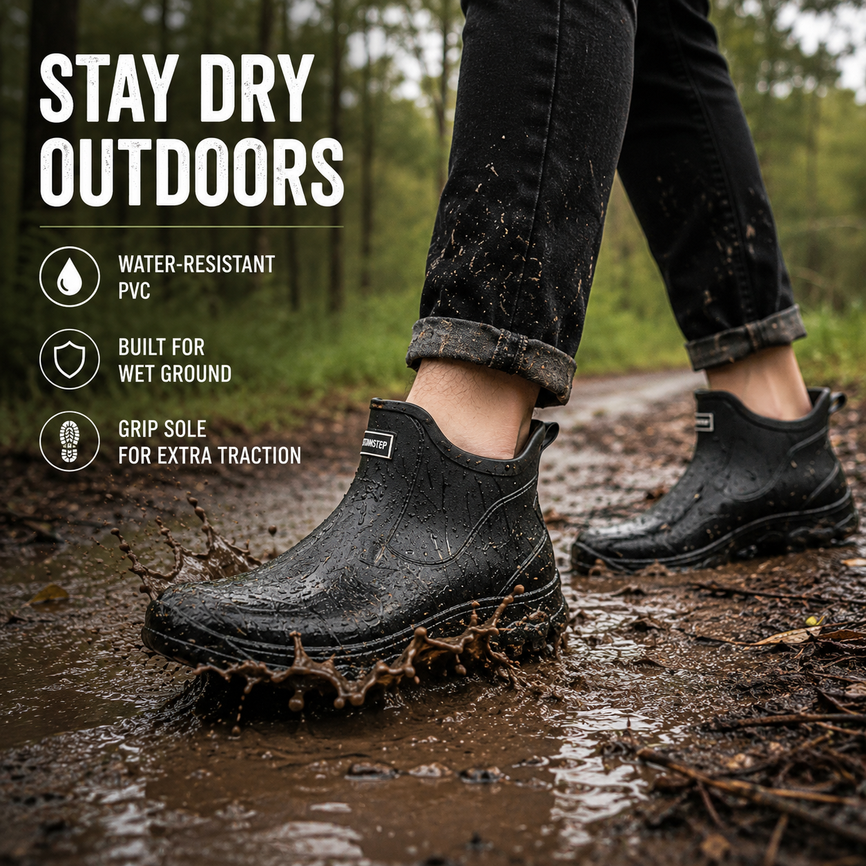 Gummistiefel Outdoor wasserdicht rutschfest