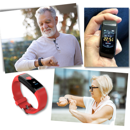 HealthTrack™ | Senioren-Smartwatch mit Gesundheitsfunktionen