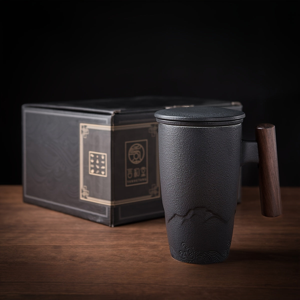 TeaCraft Tasse Schwarz