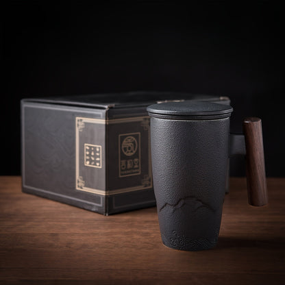 TeaCraft Tasse Schwarz