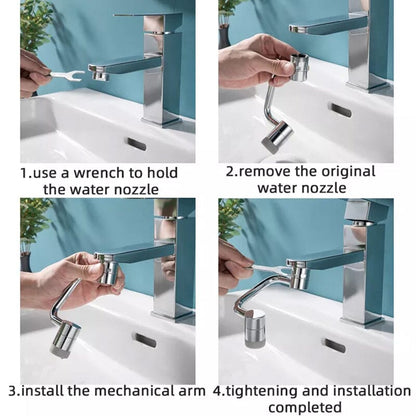 FlexSplash | Ultimativer 1080° Schwenkarmatur für perfekte Wassersteuerung