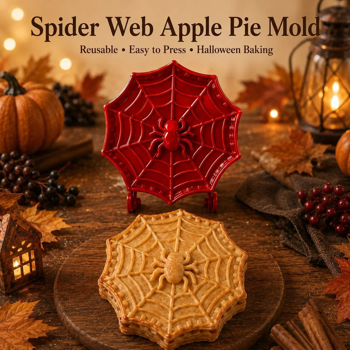 Halloween Pie Formen Set mit 8 Motiven für Mini Pies und Teigtaschen