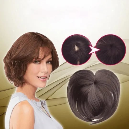 Haar Topper aus 100 Prozent Remy Echthaar mit Clip In System