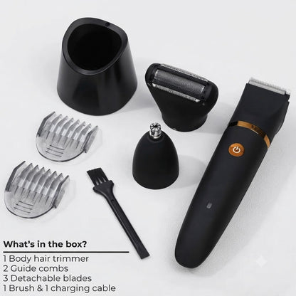 3-in-1 Bodygroomer wasserdicht mit USB-C Ladung