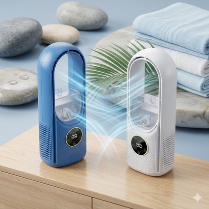 WhisperFlow™ Bladloser Turmventilator – Flüsterleise für Schreibtisch & Schlafzimmer