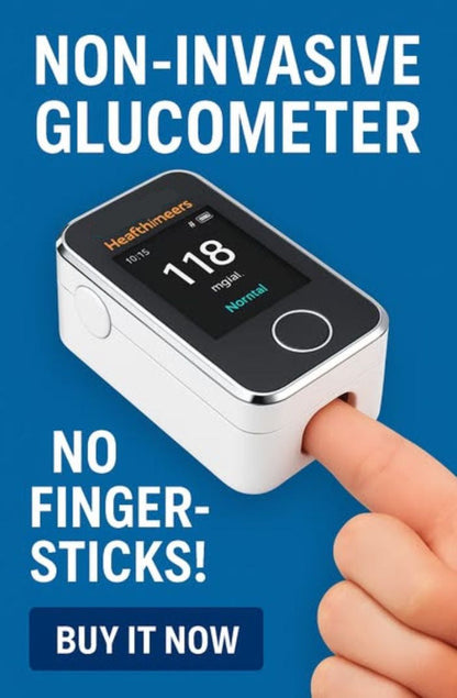 GlukoSense™ – Das revolutionäre Messgerät für Sauerstoffsättigung und Herzfrequenz (5 Sek. / 99 % genau)