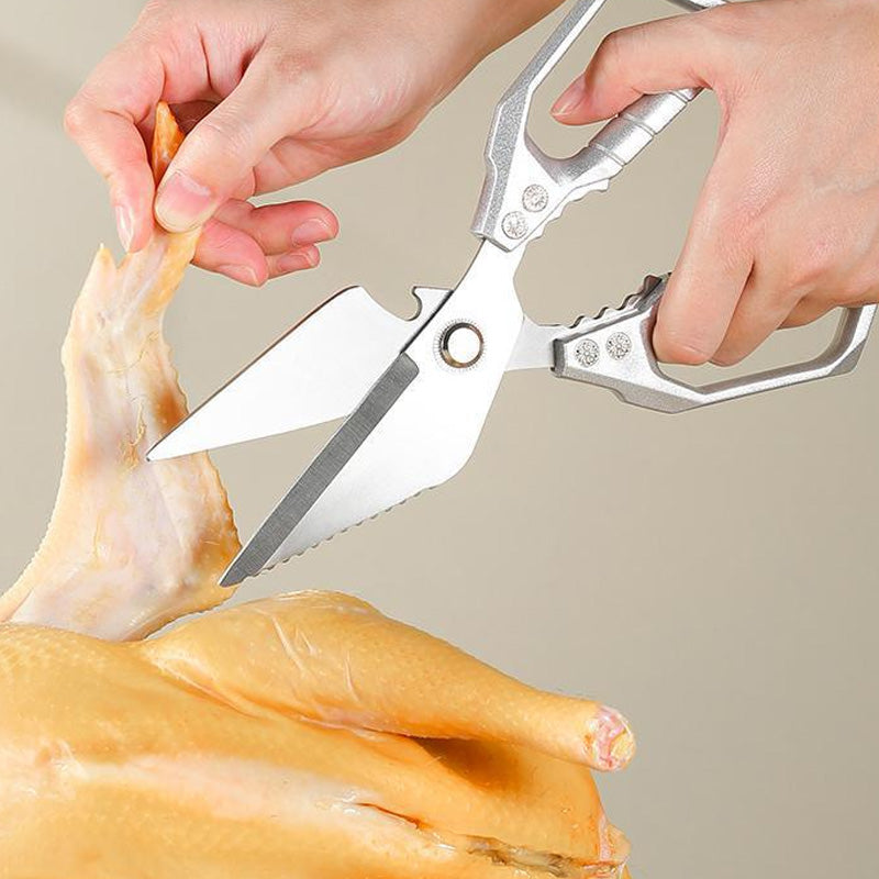 Küchenschere Edelstahl – für Fleisch & Knochen | 1+1 GRATIS