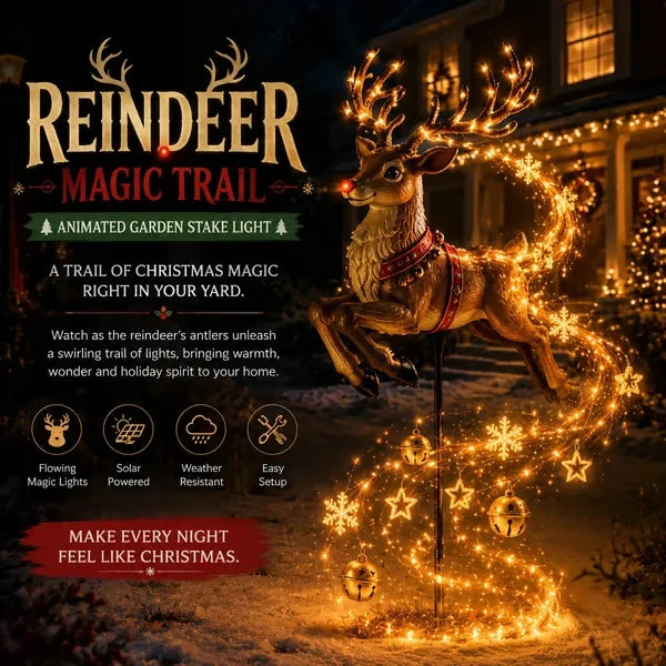 Solar-Weihnachtslicht Rentier