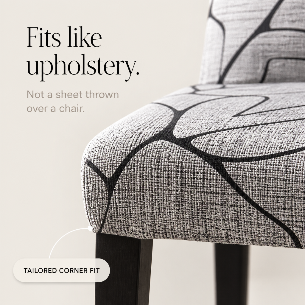 Snugchair – Elastischer Stuhlbezug für Esszimmerstühle