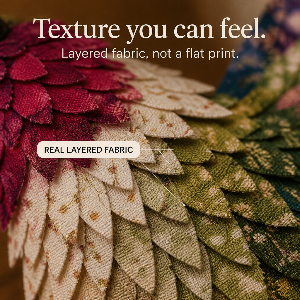 Wingmend | 3D Fabric Patchwork Hummingbird Craft Kit