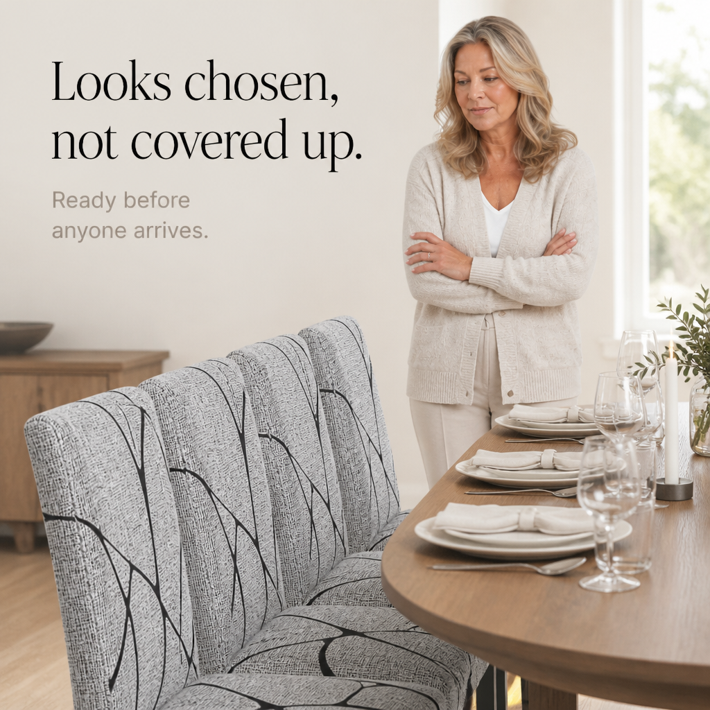 Snugchair – Elastischer Stuhlbezug für Esszimmerstühle