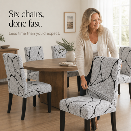 Snugchair – Elastischer Stuhlbezug für Esszimmerstühle