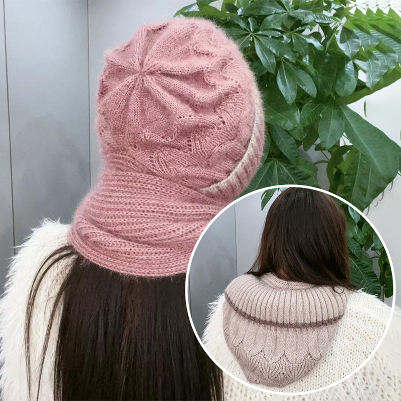 1+1 GRATIS | Mia™ - Damen-Wintermütze mit Schal und winddichtem Ohrenschutz