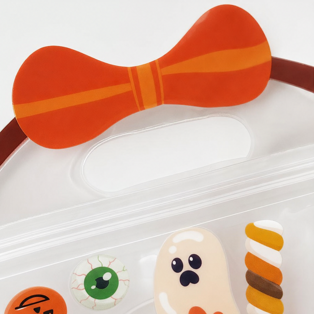 Glowkin – Transparente Kürbis-Tütchen mit Zipper | 30er-Set