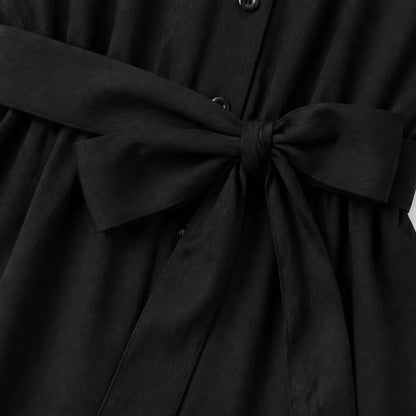 Solene – Hemd-Jumpsuit mit weitem Bein, Gürtel und Bindegürtel in der Taille