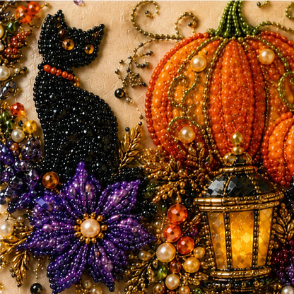 Halloween Diamond-Painting Bastelset mit Perlen | Beadory