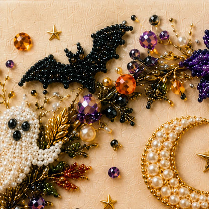 Halloween Diamond-Painting Bastelset mit Perlen | Beadory