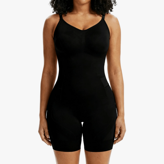 Nahtloser Shapewear-Body mit 3-Zonen-Formung | Curvena