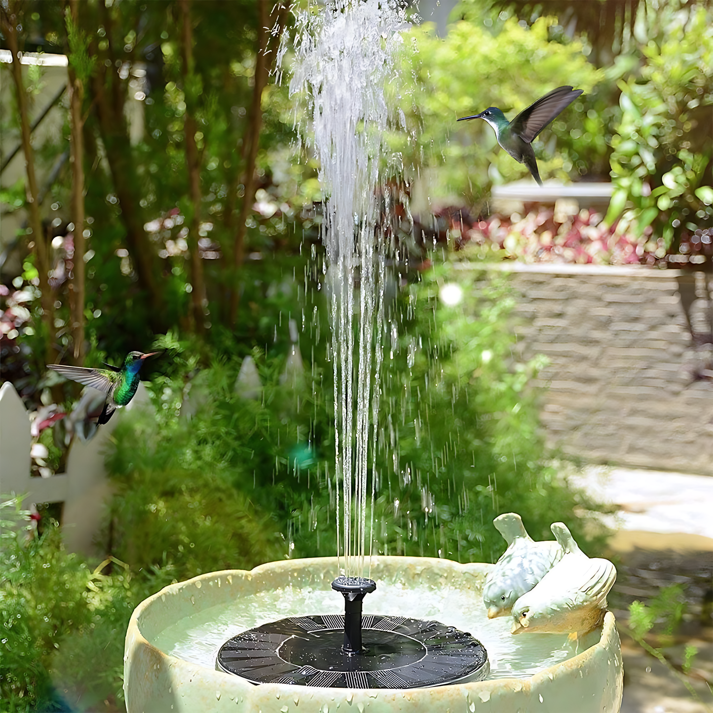 SolarFountain™ -  Solarbetriebener Wasserspringbrunnen | 50% RABATT