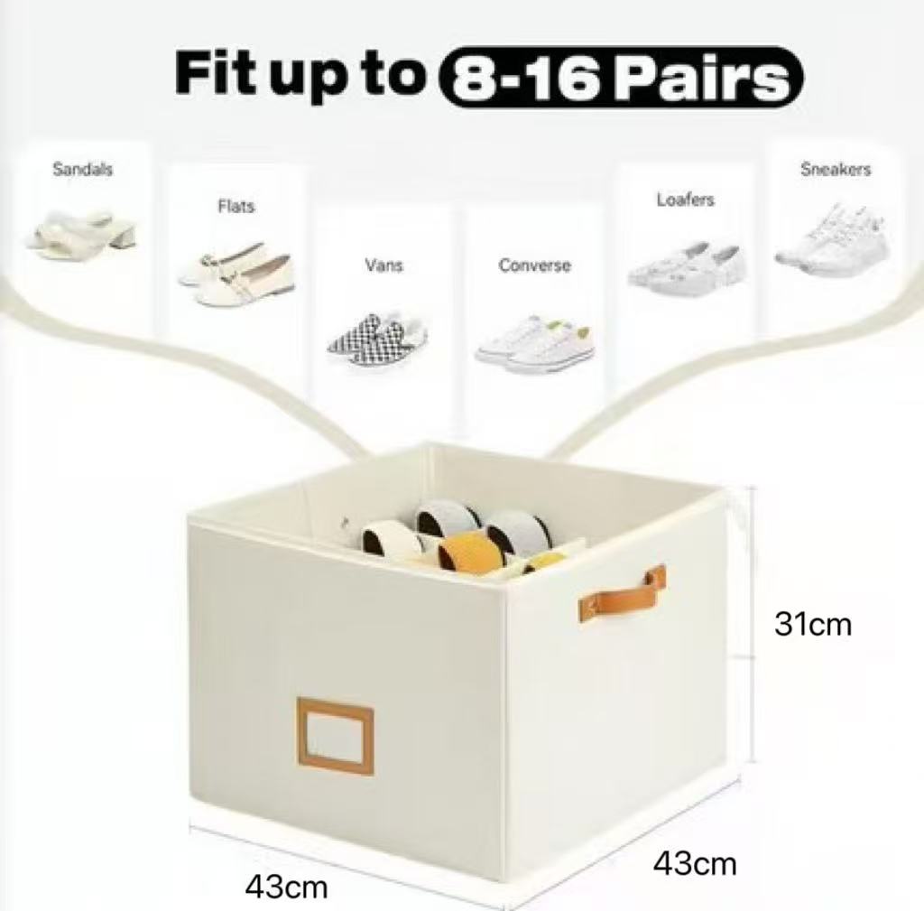 ShoeCube™ | Faltbarer Schuhorganizer – Platzsparend, verstellbar & tragbar