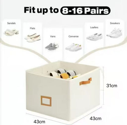 ShoeCube™ | Faltbarer Schuhorganizer – Platzsparend, verstellbar & tragbar