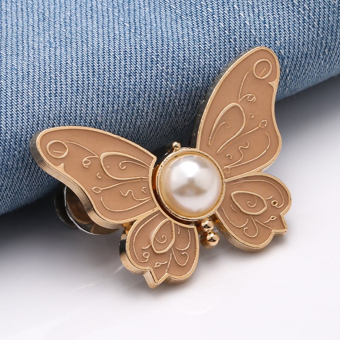 1+1 GRATIS | 3 für 1 Schmetterling Kleidungsclips für Hosen und Blusen