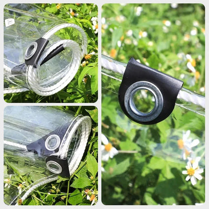Transparente PVC Plane wasserdicht mit Ösen für Außenbereiche