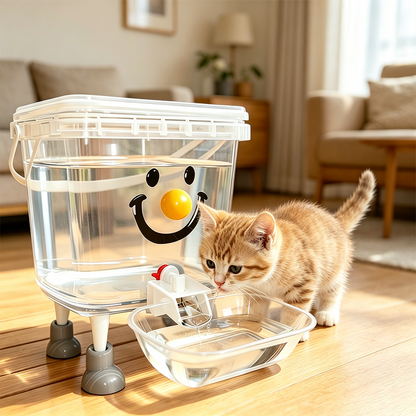 Schwerkraft-Wasserspender für Haustiere ohne Strom | SilentFlow™