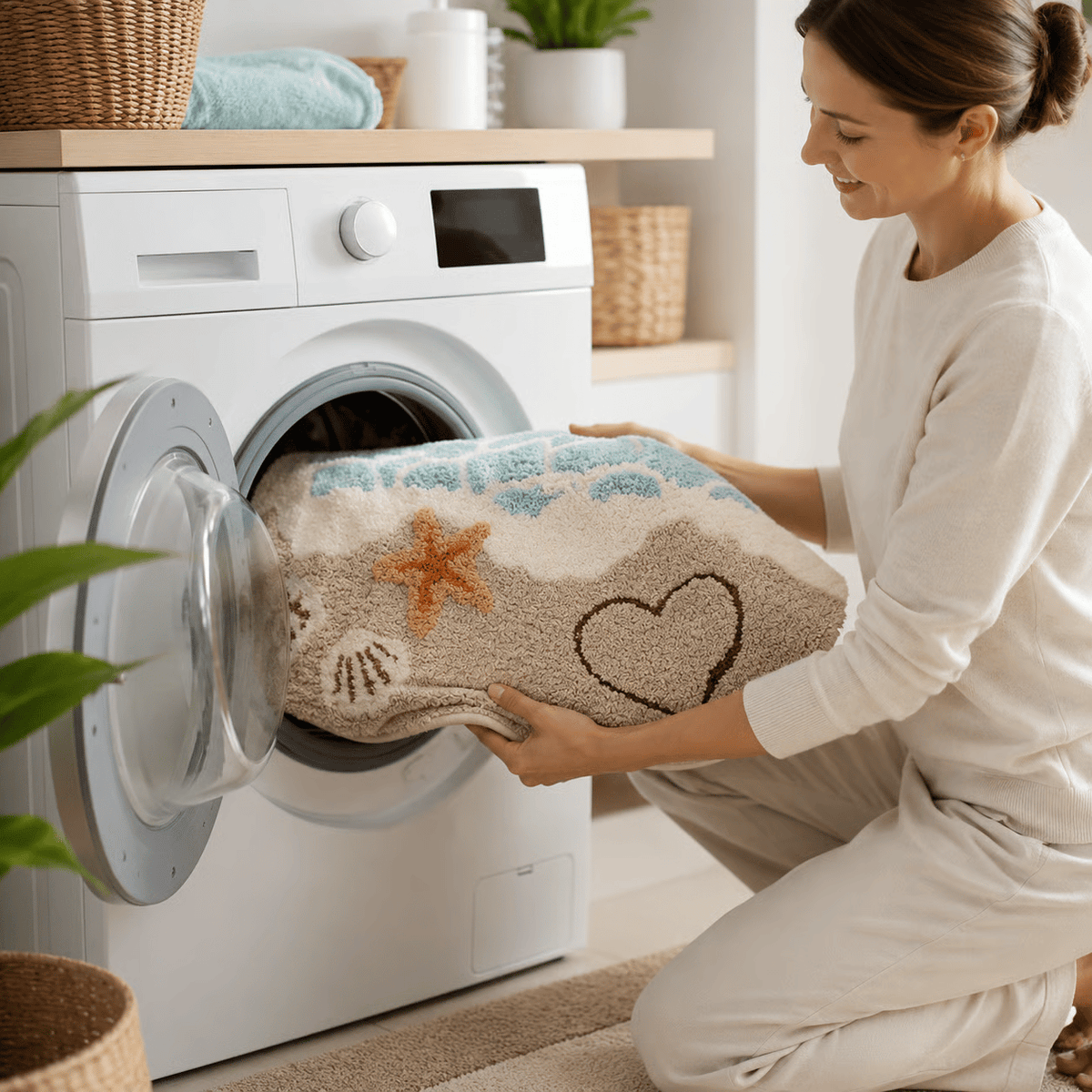 Badematte Mikrofaser rutschhemmend und schnell trocknend