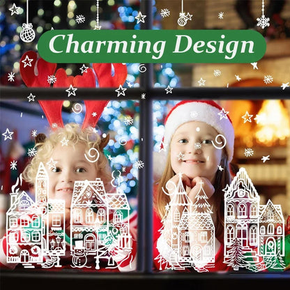 Weihnachts-Fensteraufkleber mit festlichen Motiven, Bild 3