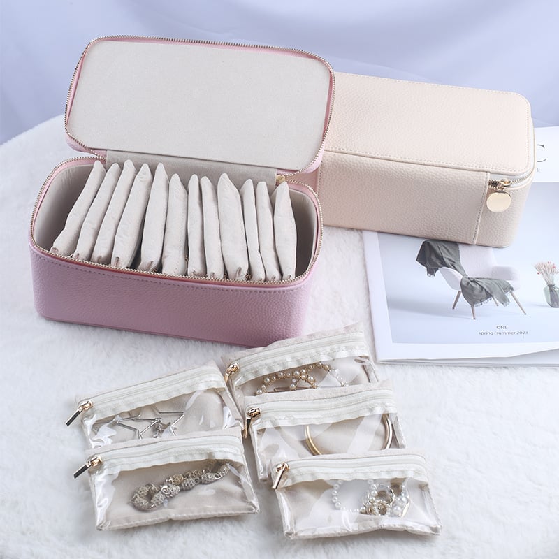 Schmuck-Organizer mit 12 Reißverschlusstaschen | JewelVault™