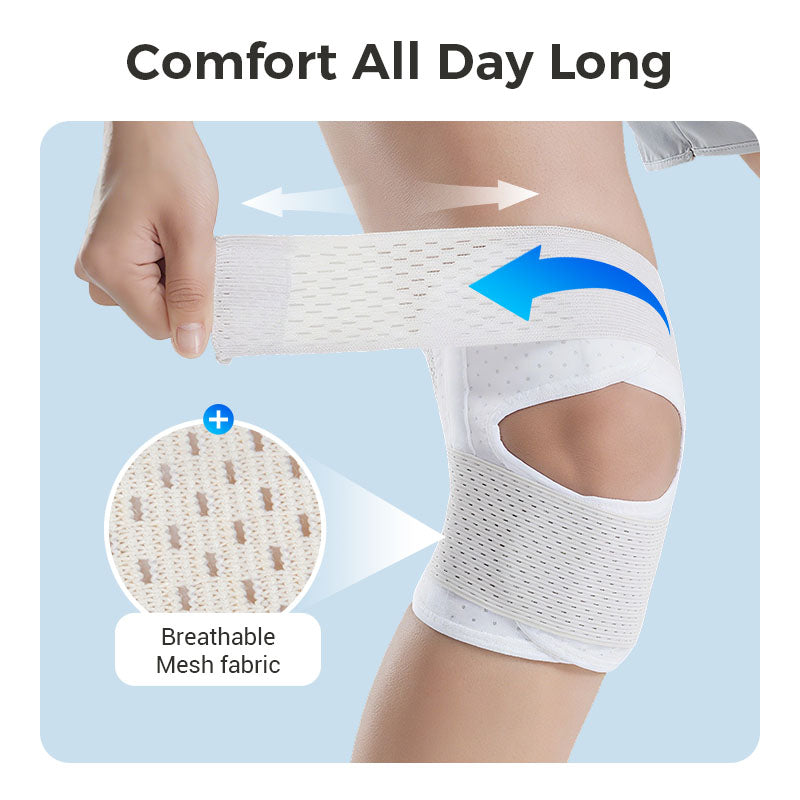 FlexKnee™ | Schmerzfrei bewegen mit verstellbarer Unterstützung und atmungsaktivem Komfort