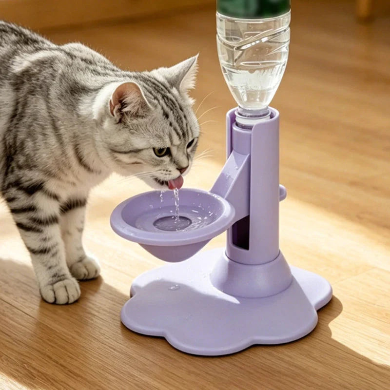 Katzen Trinkbrunnen ohne Strom mit Schwerkraft System 650 ml