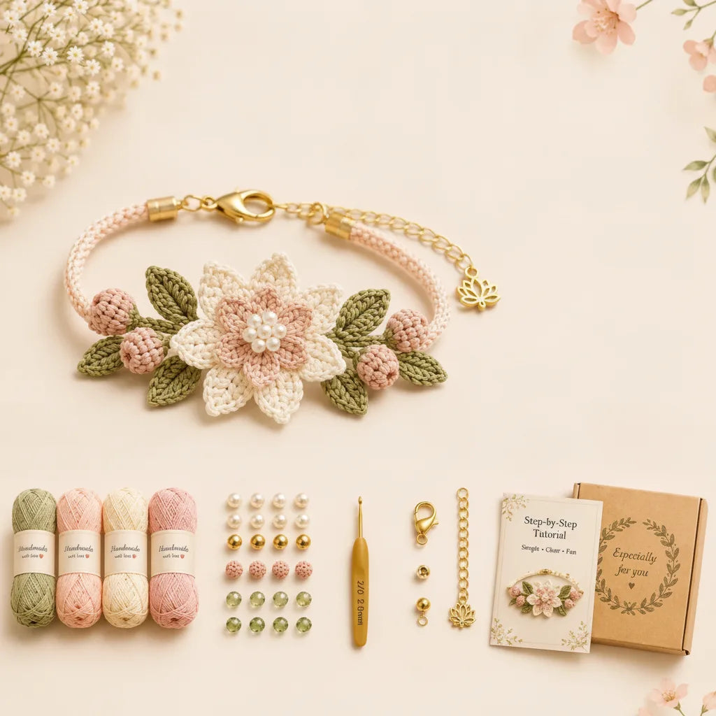 NatureStitch – Wunderschöne handgemachte Armbänder einfach selbst häkeln