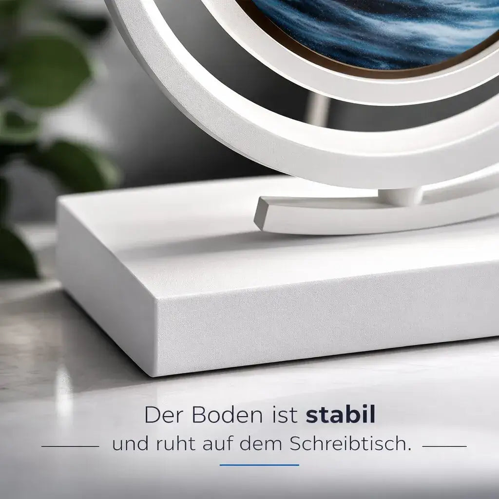 Deko LED Tischlampe | Moderne Designer Lampe | Sandbild zum Drehen | SandScape