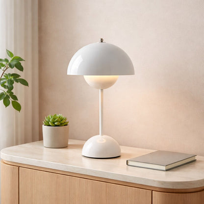 Designer Tischlampe | LED Tischleuchte | Nachttischlampe | Dimmbar & kabellos | Lumora