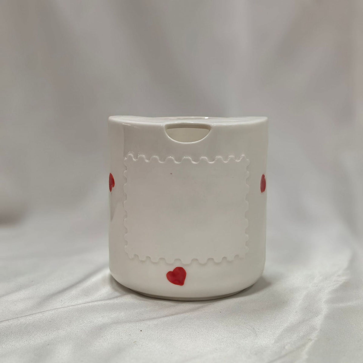 Keramiktasse Herzform