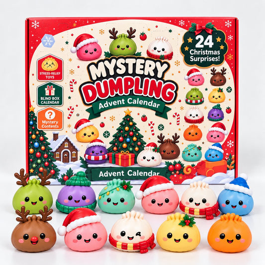 Squishy Dumplings Adventskalender mit 24 Figuren