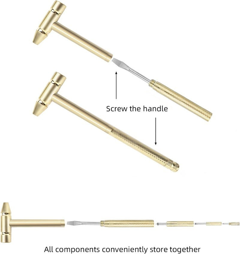 GripPro™ - Kompaktes 6-in-1 Hammer-Set für schnelle, präzise Reparaturen