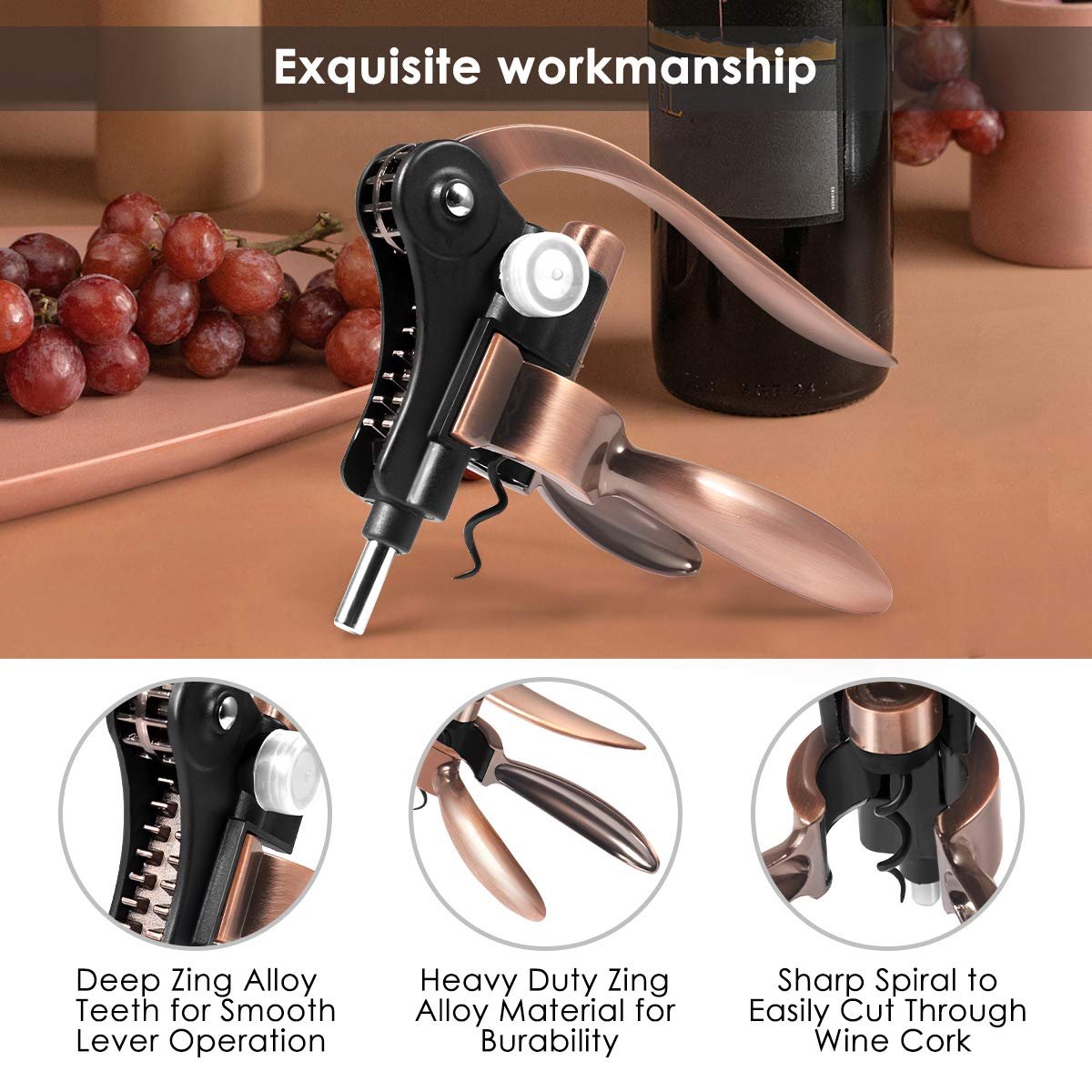 CorkEase | Öffnen Sie mühelos jede Weinflasche in Sekunden