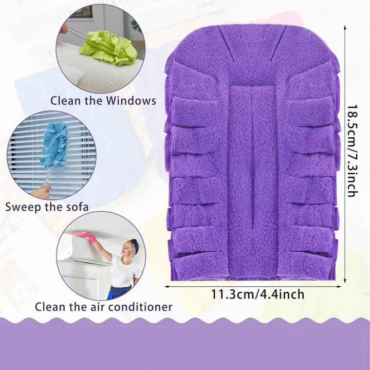 Mikrofaser-Wischpads | Staub, Haare & Schmutz in einem Wisch - 5er-Set