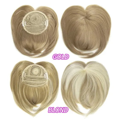 Haar Topper aus 100 Prozent Remy Echthaar mit Clip In System