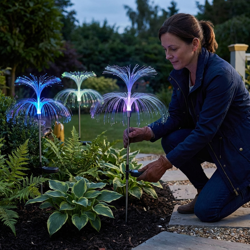 LuminaJelly™ | Solar Gartenlichter – Farbwechsel LED Qualle, wetterfest & kabellos