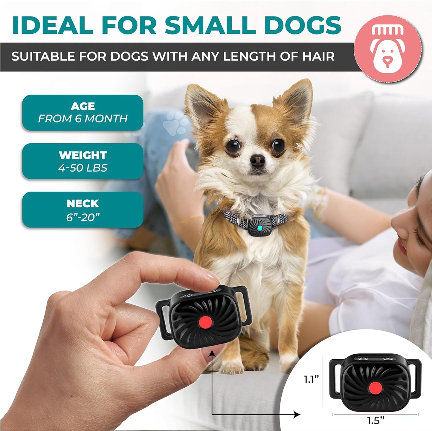 QuietPaw™ - Sanfte, intelligente Bellenkontrolle für ruhige, glückliche Hunde
