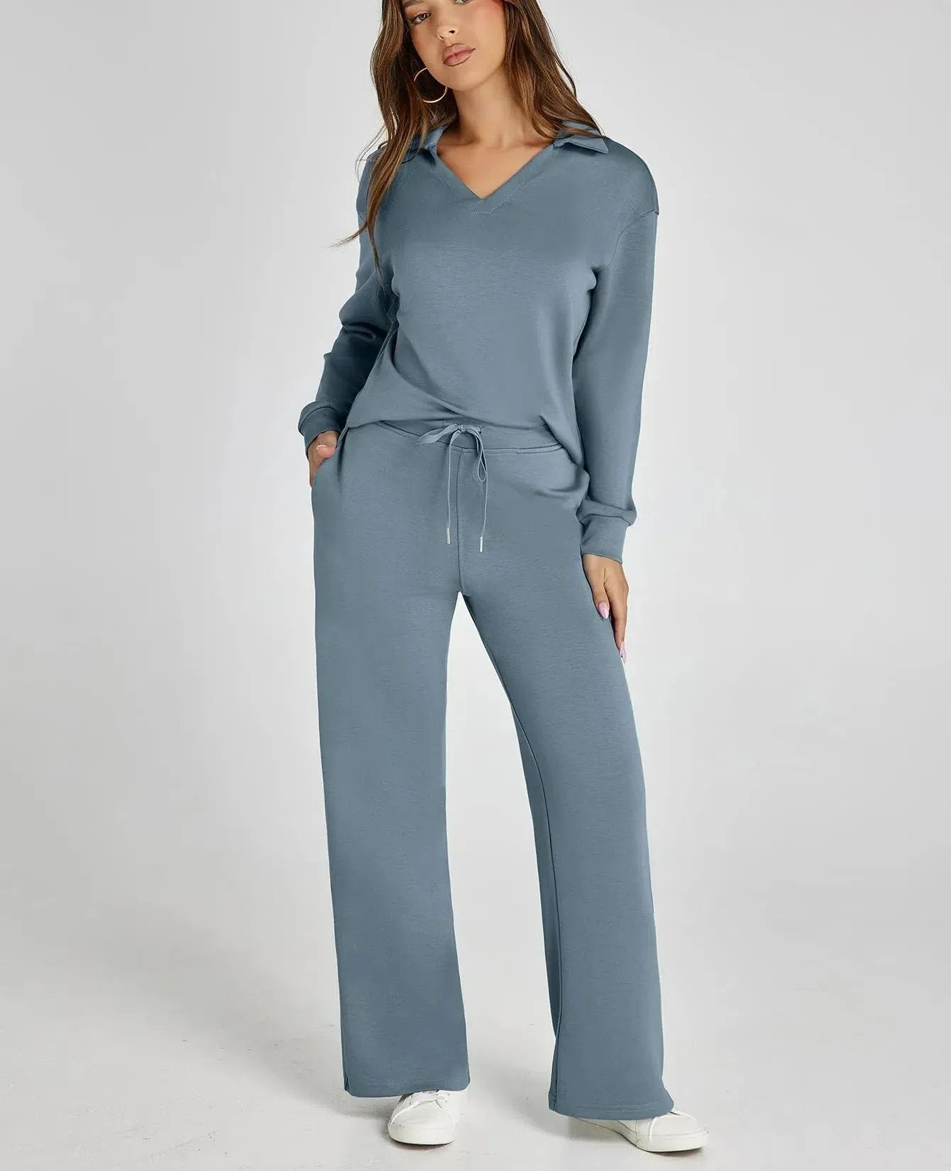 Sweatsuits™ | Damen 2-teilige Sets, lässige Outfits mit langärmligen Sweatsuits