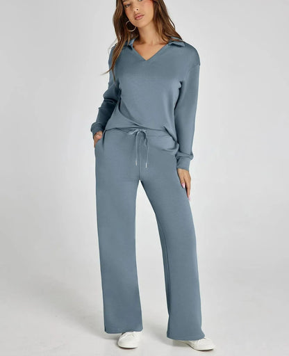 Sweatsuits™ | Damen 2-teilige Sets, lässige Outfits mit langärmligen Sweatsuits